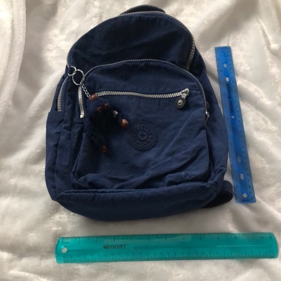 Kipling Ink Blue Backpack - Picture 2 of 9